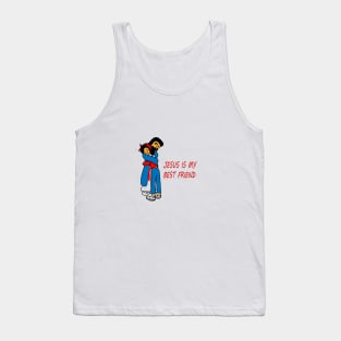 JESUS IS MY BEST FRIEND Tank Top